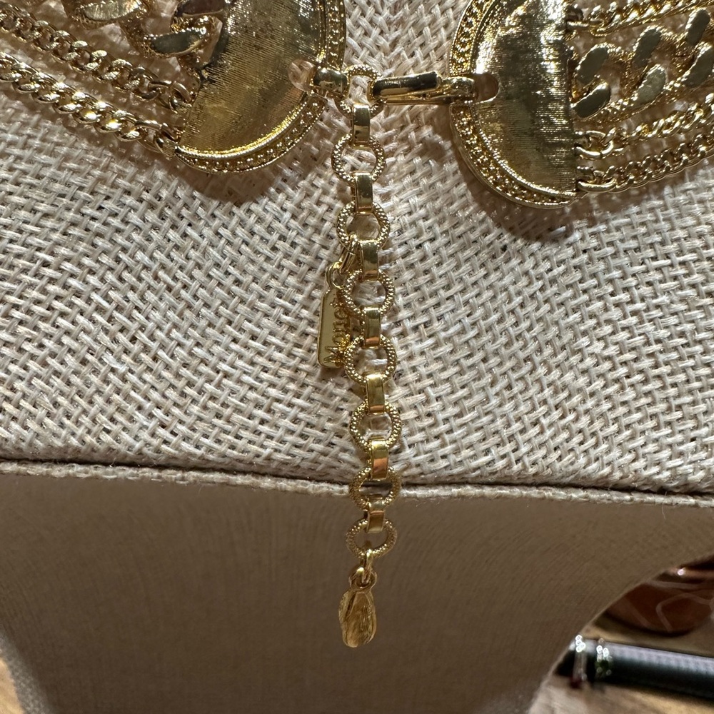 Monet Gold Multi-Strand Necklace - Picture 12 of 16